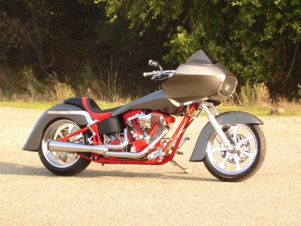 Formerly an Arlen Ness Luxury Liner...