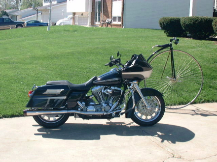 Is that a matching bicycle?