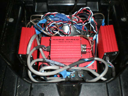 Sub Amp installed