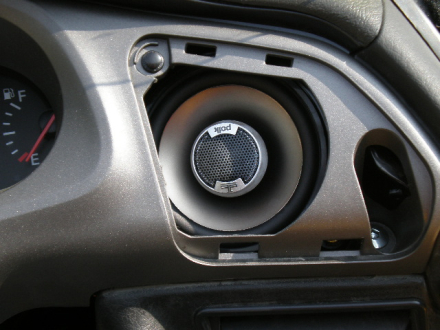 Polk speaker up-close