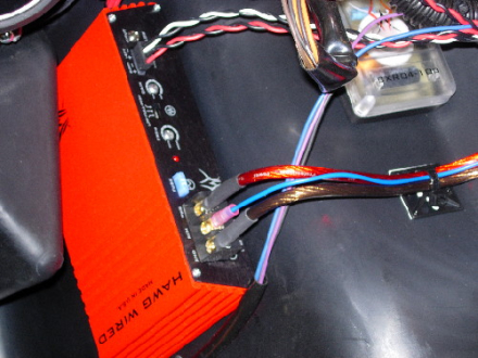 Tuck away the amplifier