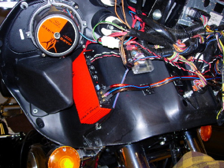 There's room for up to 10 channels in a Road Glide fairing